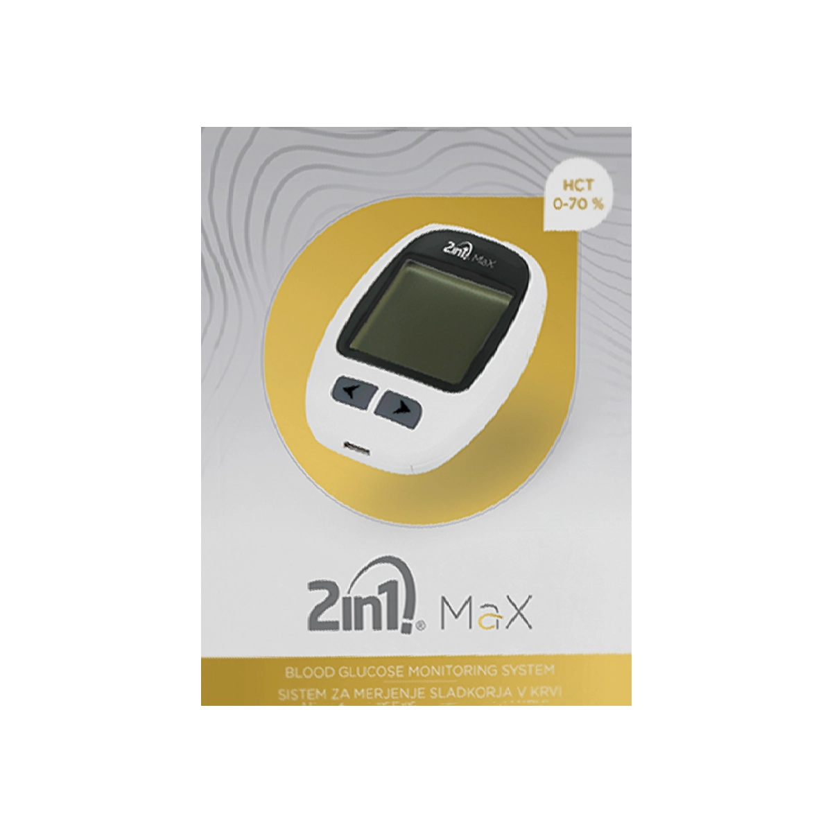 2In1 MAX Blood Glucose Monitoring Meter