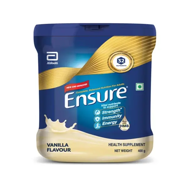 Abbott Ensure Milk Powder Vanilla 400g (Jar)