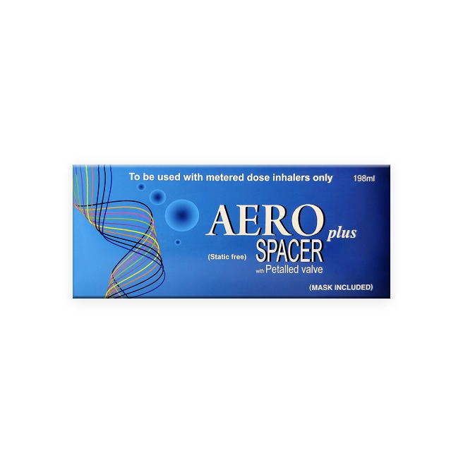 Aero Spacer Plus 198ml - Enhanced Respiratory Support for Optimal Inhaler Use