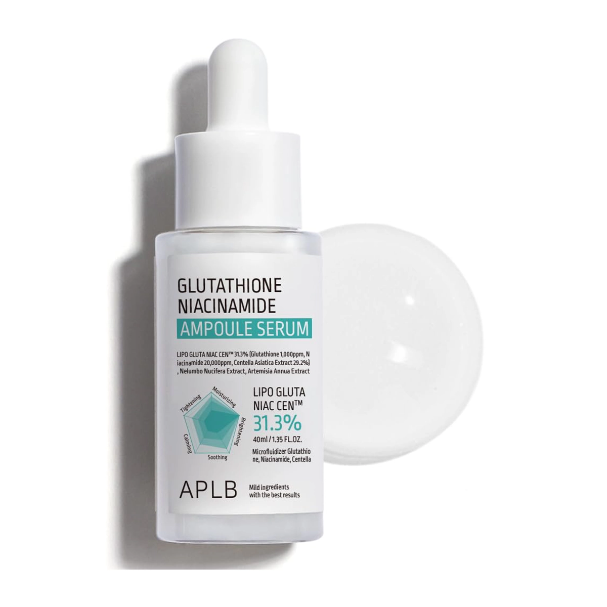 First product image of APLB Glutathione Niacinamide Ampoule Serum 40ml - Korean Skincare,Improve skin elasticity