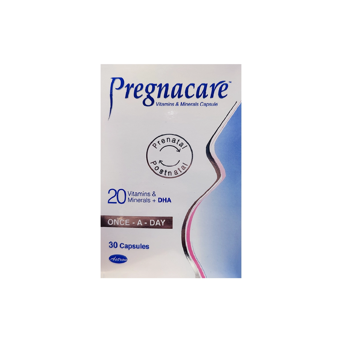 Astron Pregnacare Multivitamin & Mineral Capsules 30s - For Preconception, Pregnancy, and Lactation