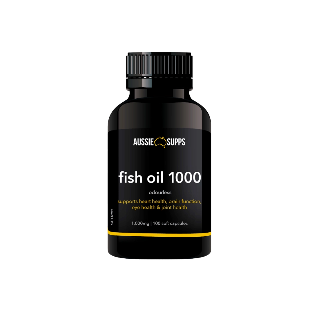 Aussiesupps Fish Oil 1000 Capsules 100s