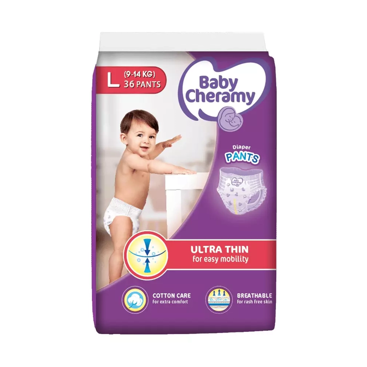 Baby Cheramy Diaper Pants L 36pcs