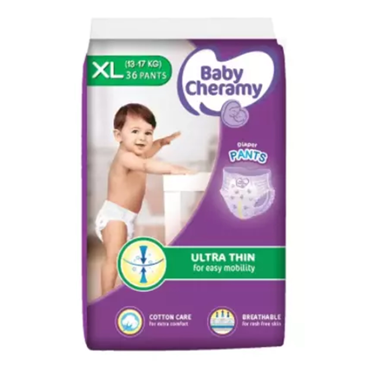 Baby Cheramy Diaper Pants Xl 36pcs