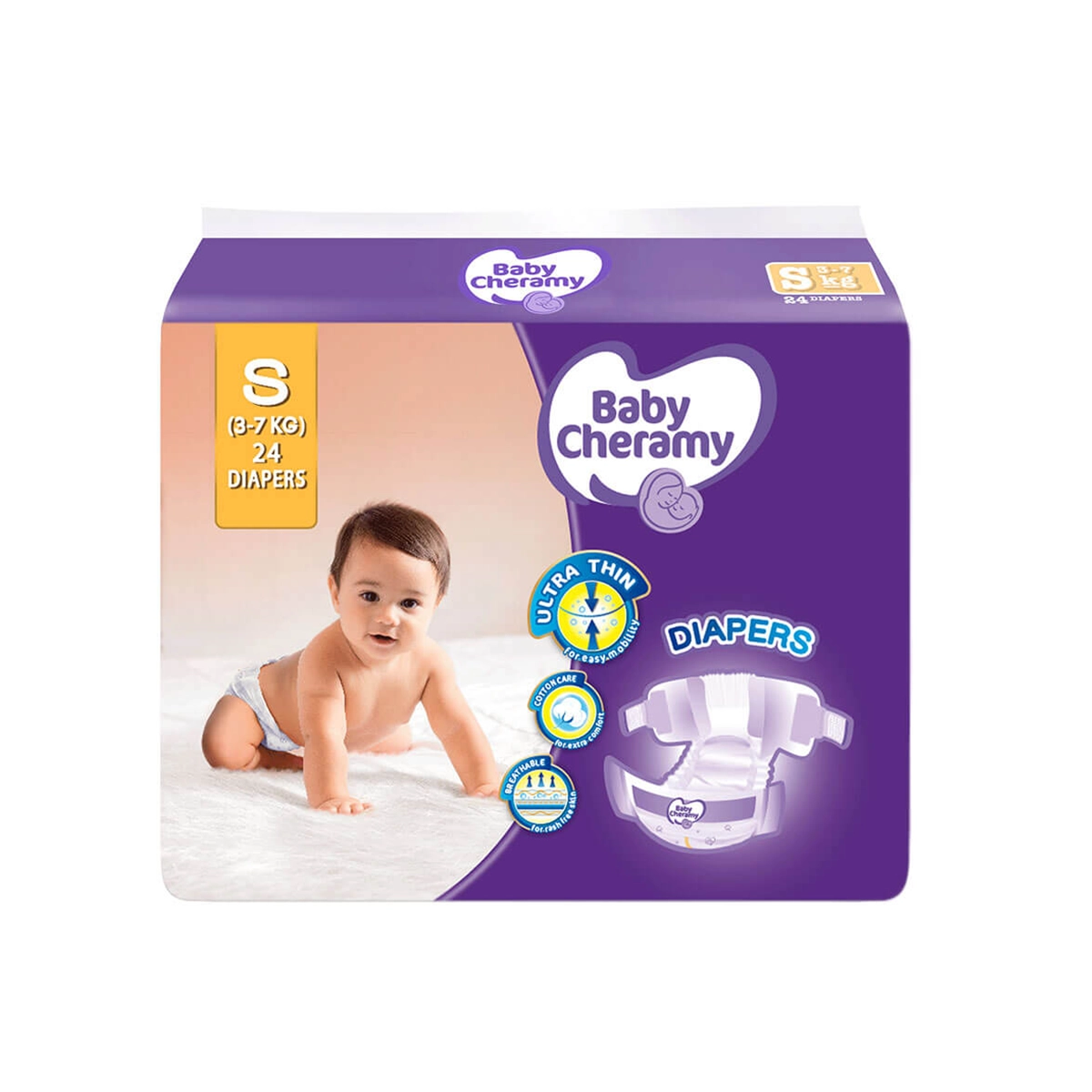 First product image of Baby Cheramy Diapers S 24pcs