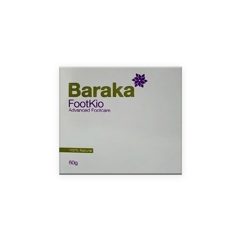 Baraka Footkio Cream 60g - For Cracked Heels, Rough Skin, and Fungal Protection