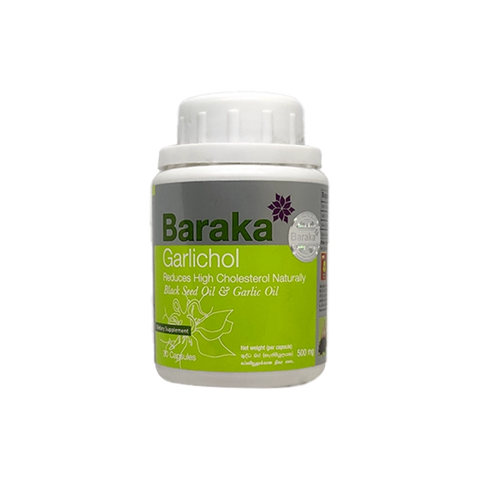 Baraka Garlichol Hard Gelatine Capsule 30s - Natural Cholesterol Control and Heart Health Support