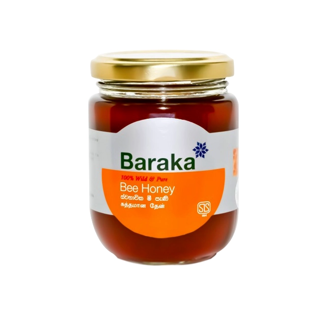 Baraka Wild & Pure Bee Honey 275g - Natural Energy Boost, Nutrient-Rich, and Supports Athletic Performance