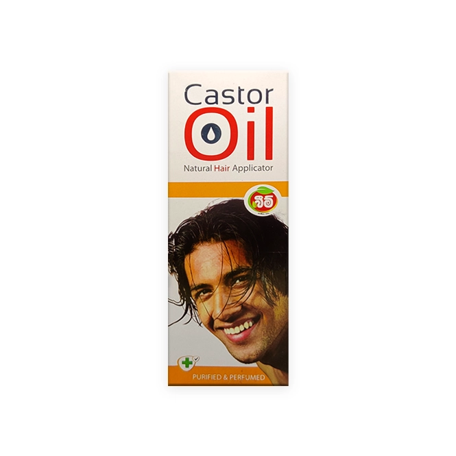 Beem Castor Oil Red 100ml - Natural Hair Applicator for Healthy, Vibrant Hair