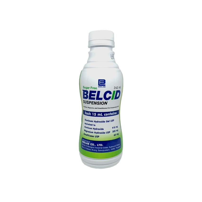 Belcid Suspension 240ml (Antacid) - Soothing Relief for Gastric Discomfort and Hyperacidity