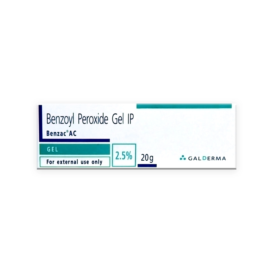 First product image of Benzac AC 2.5% Gel 20g (Benzoyl Peroxide)