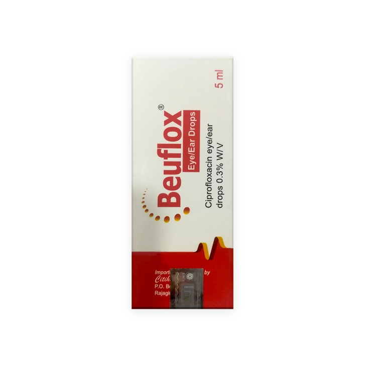 First product image of Beuflox Eye and Ear Drop 5ml (Ciprofloxacin)