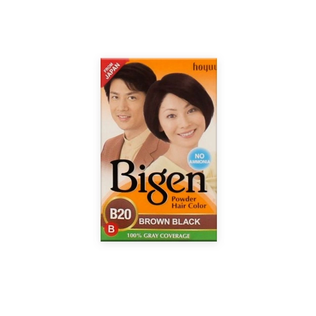 Bigen Powder Hair Dye Oriental Black (B) B20 6g