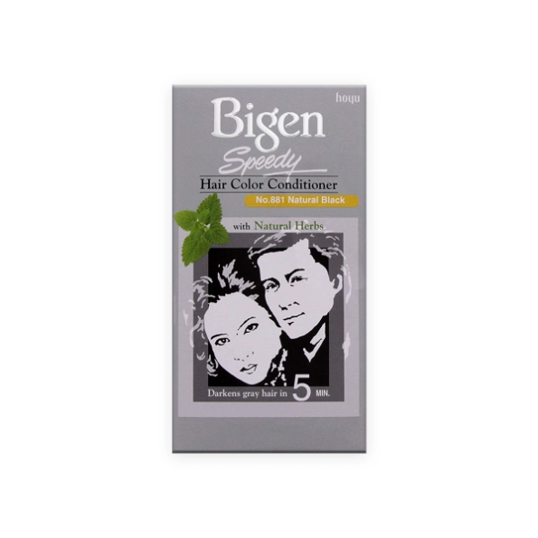 First product image of Bigen Speedy Hair Colour Natural Black 881