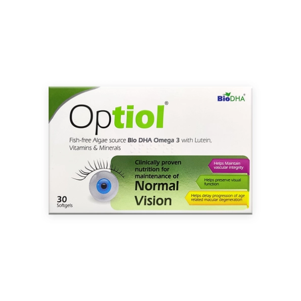 BioDHA Optiol Food Supplement Capsules 30s - Support for Healthy Vision and Cognitive Function