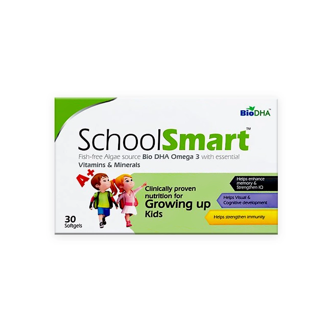 First product image of Biodha School Smart Food Supplement Capsules 30s