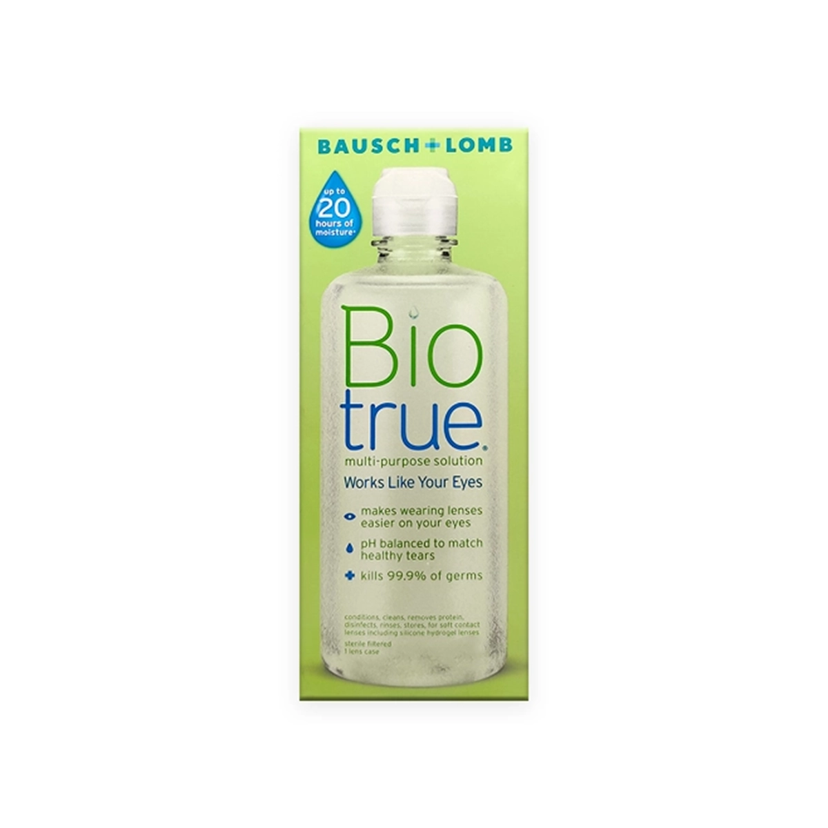 Biotrue Multi-Purpose Solution 300ml - Cleans, Disinfects, and Hydrates for All-Day Comfort