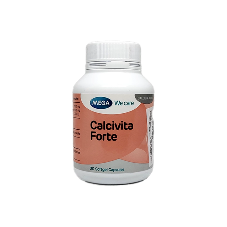 Calcivita Forte Calcium and Vitamin D Capsules 30s