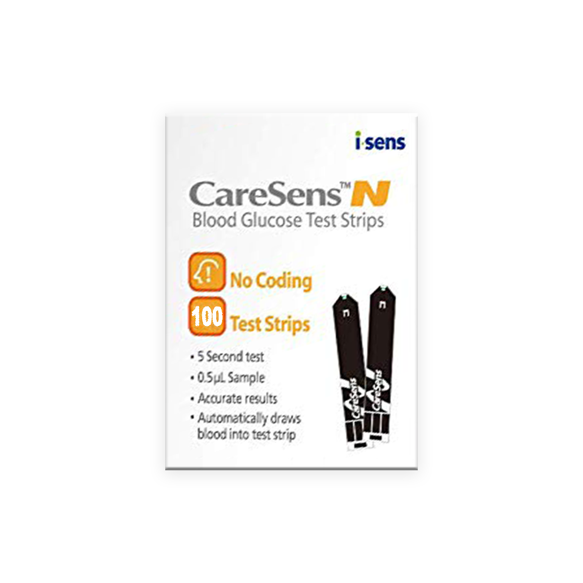 CareSens N Blood Glucose Monitor Test Strips 100's