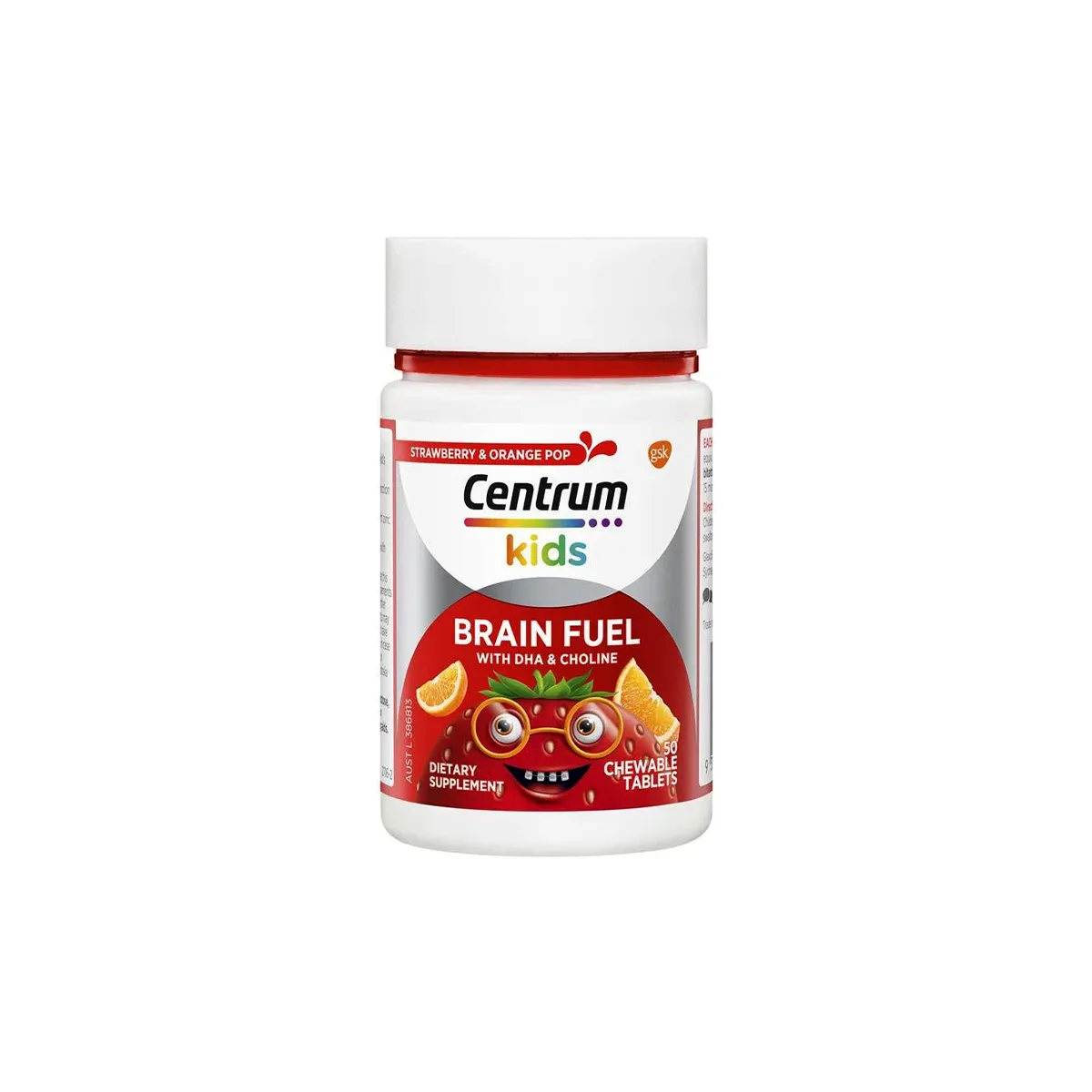 First product image of Centrum Kids Brain Fuel Tablets 50s