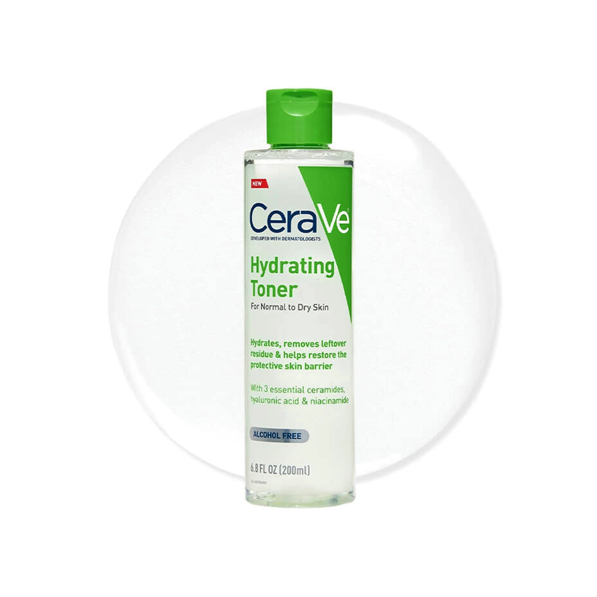 First product image of CeraVe Hydrating Toner 200ml – Hyaluronic Acid, Niacinamide & Ceramides for Sensitive, Dry Skin