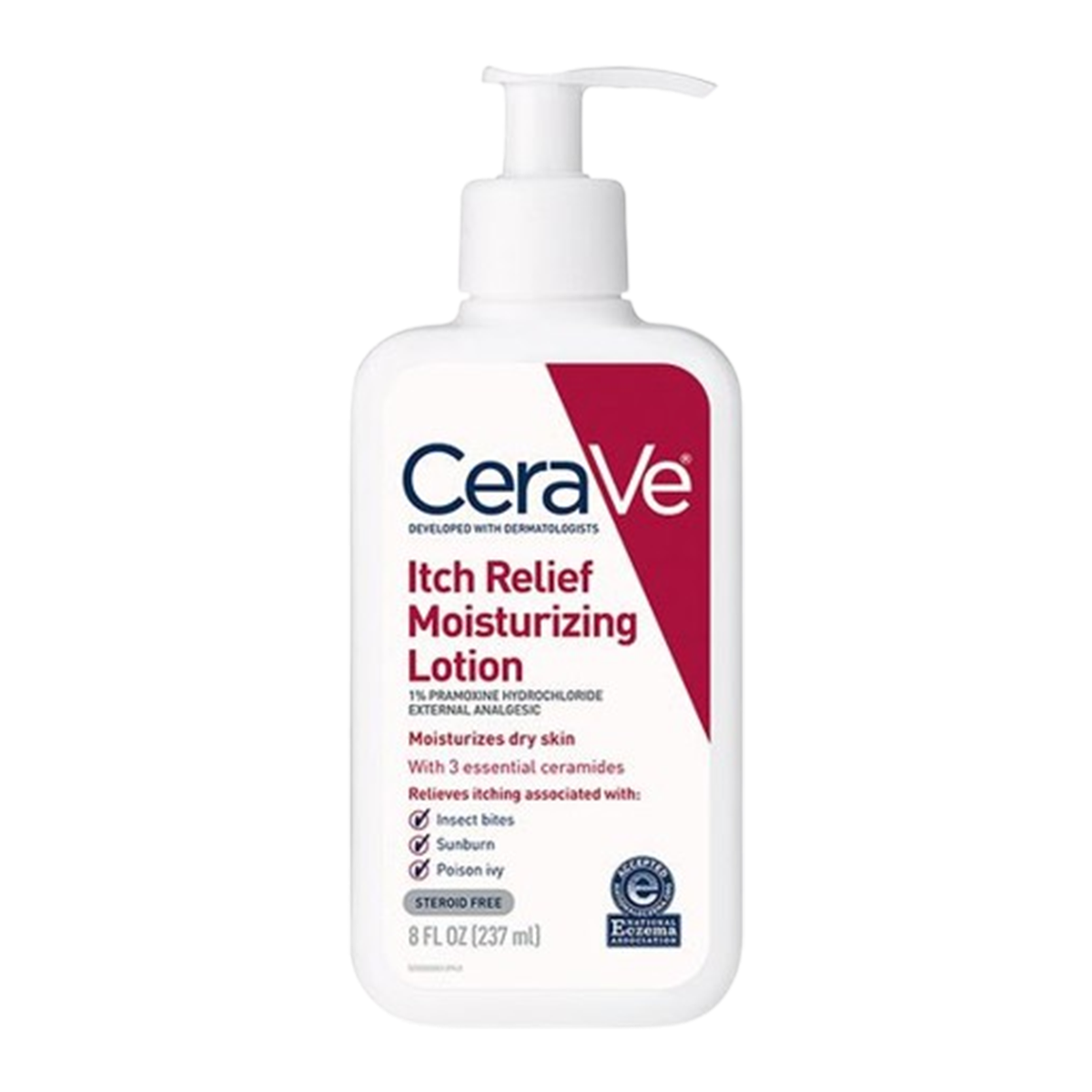 CeraVe Itch Relief Moisturizing Lotion 237ml - For Itchy Skin Relief, Moisturization, and Long-lasting Comfort