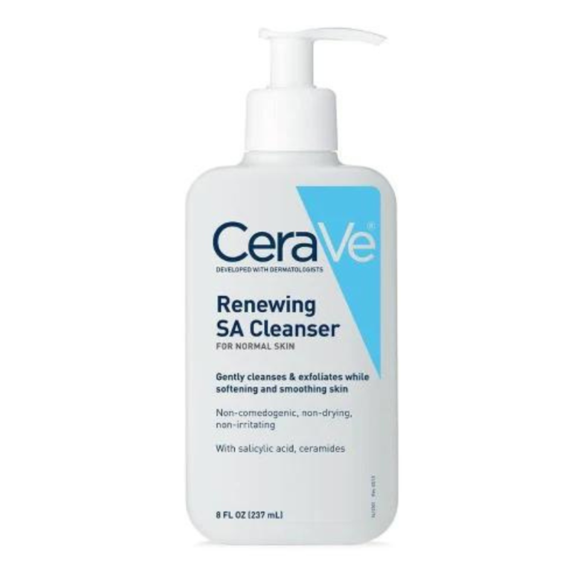 CeraVe Renewing SA Cleanser 237ml - Gentle Exfoliation, Smooth Skin, Acne-Prone Skin Treatment