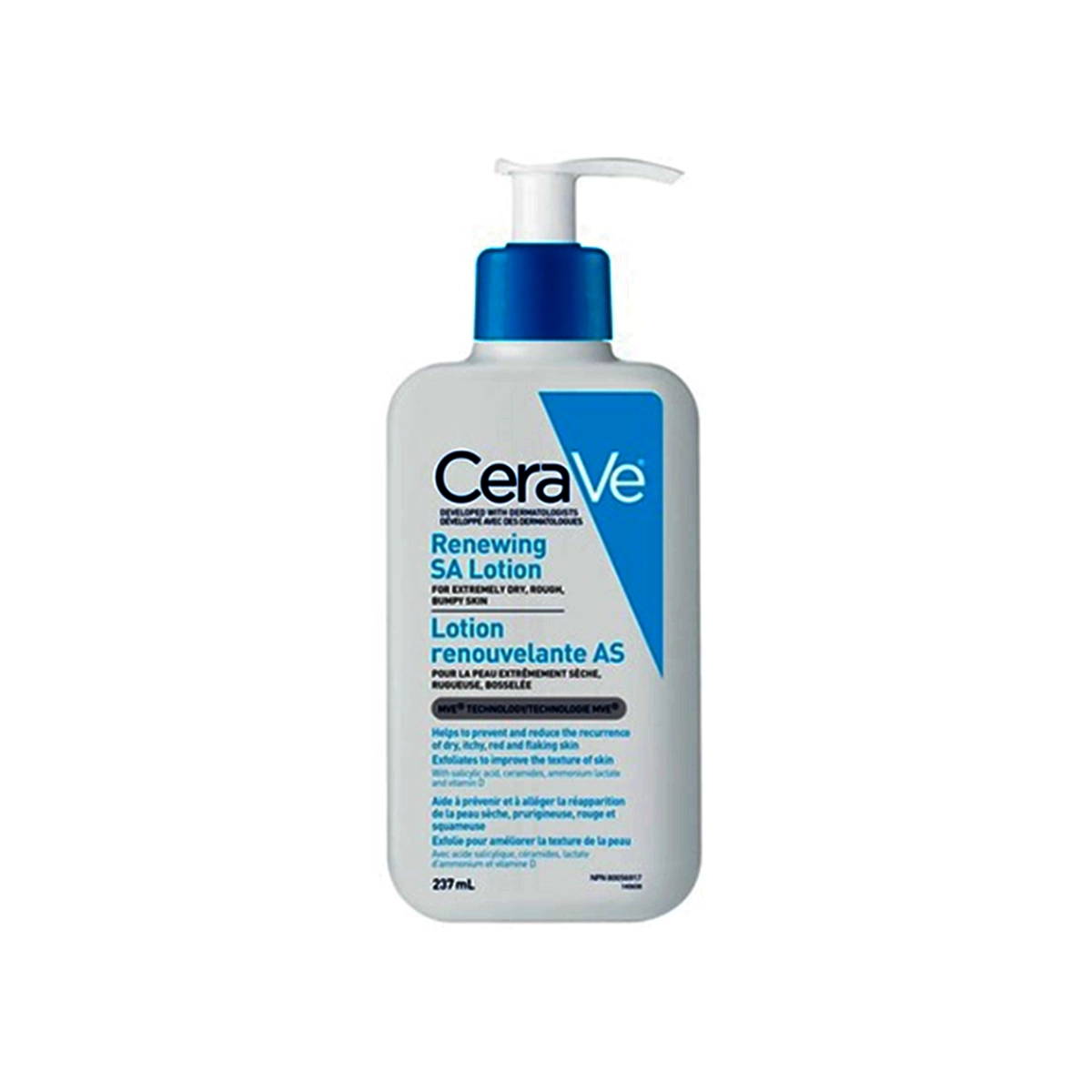 CeraVe SA Lotion for Rough & Bumpy Skin 237ml – Exfoliate, Hydrate, Smooth Texture