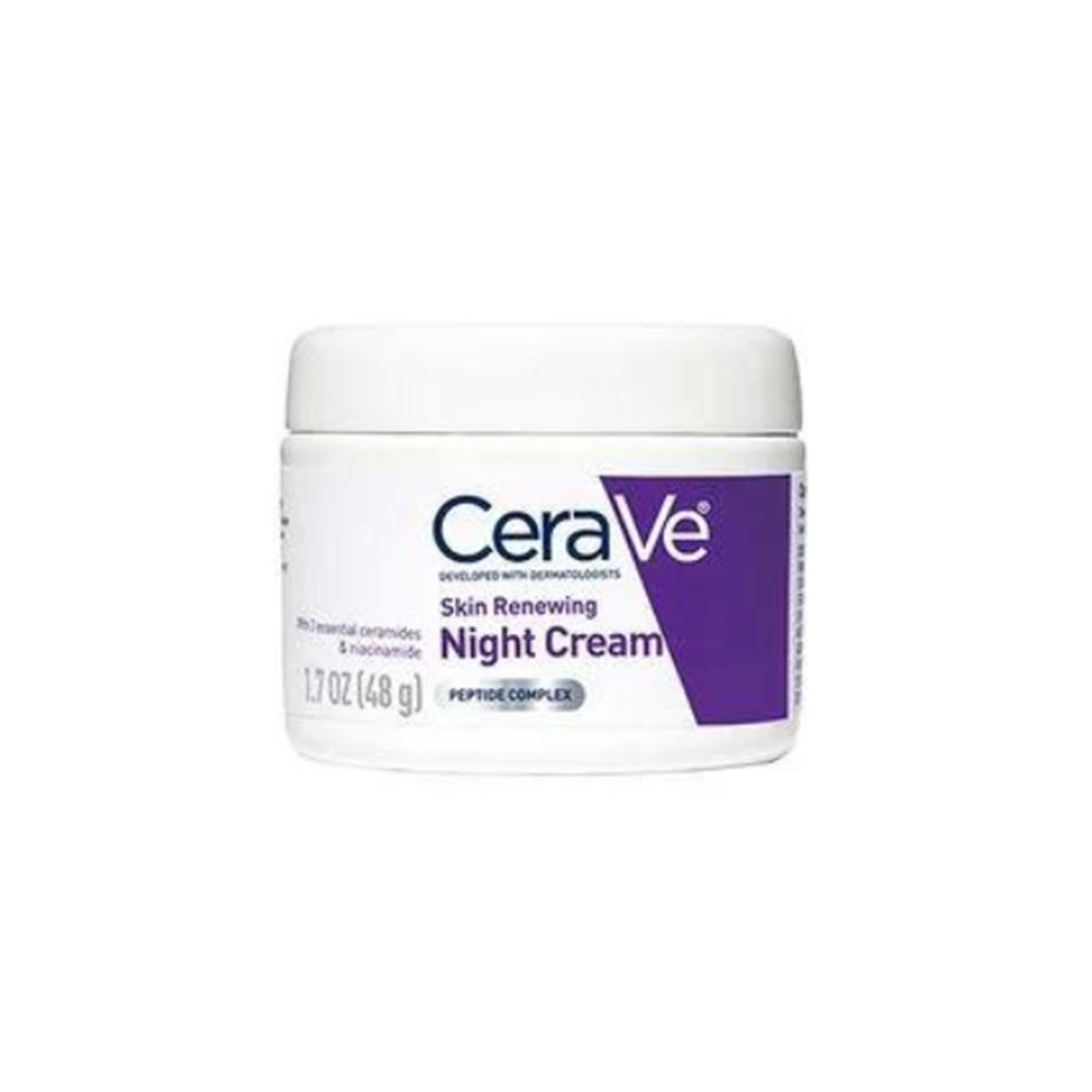 CeraVe Skin Renewing Night Cream 48g - For Hydration, Rejuvenation, and Skin Barrier Repair