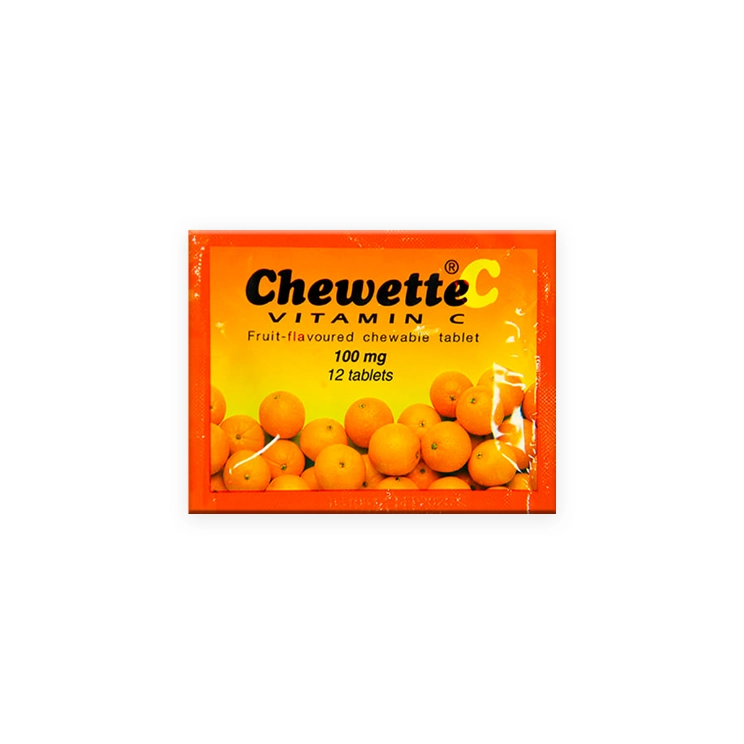 Chewet C Vitamin 100mg Tablets 12s