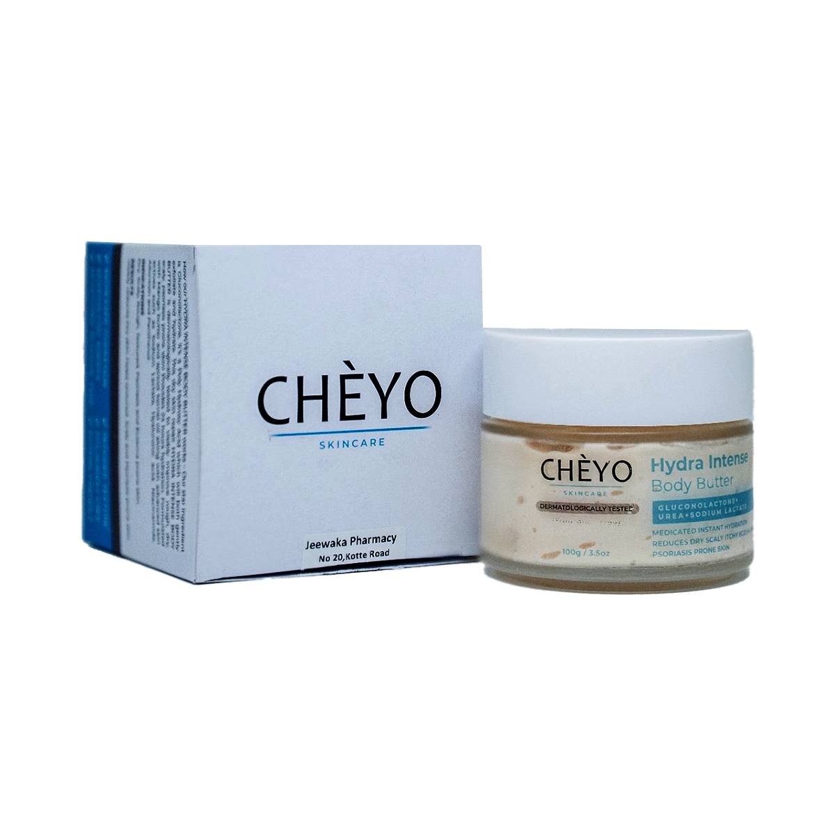 Cheyo Hydra Intense Body Butter 100g - Deep Hydration, Exfoliation, Skin Softening, and Moisture Retention