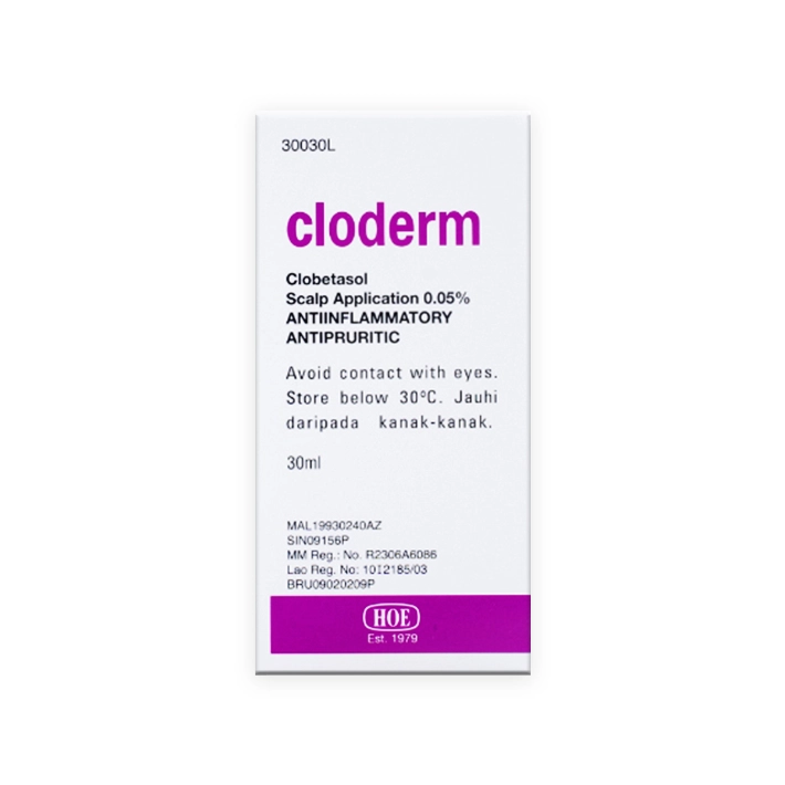 Cloderm Scalp Application 30ml (Clobetasol)