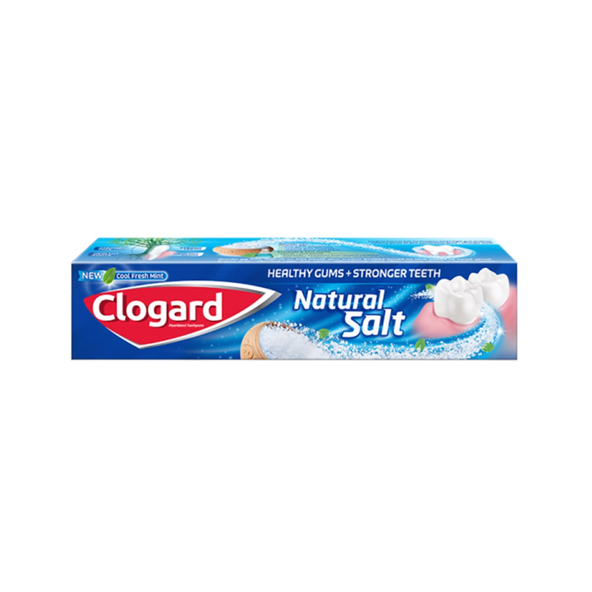 Clogard Natural Salt Toothpaste 120g - Healthy gums, Stronger teeth, and Zinc