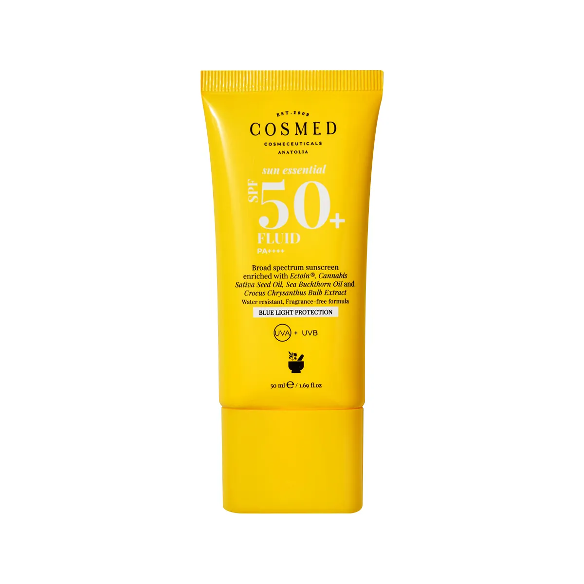 Cosmed Sun Cream Fluid SPF 50 50ml - Advanced Sun Protection for All Skin Types