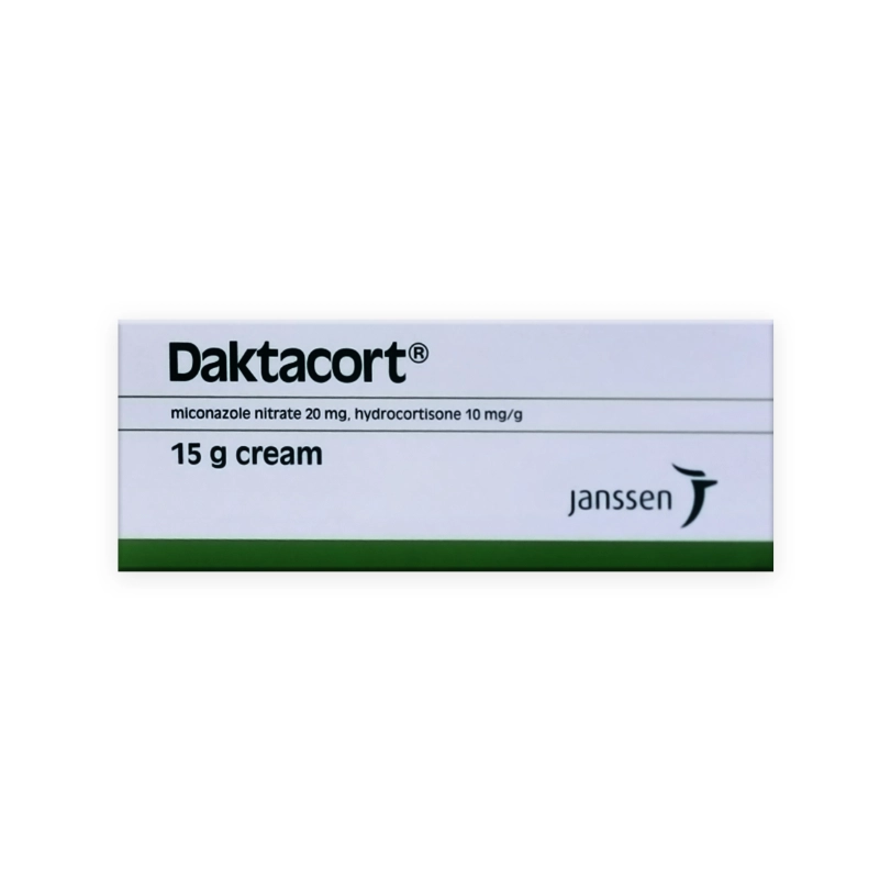 Daktacort Cream 15g (Miconazole, Hydrocortisone)