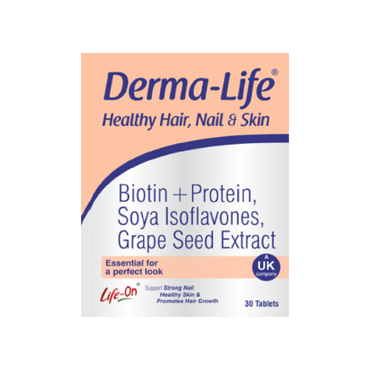 Derma-Life Beauty and Skin Health Tablets 30s - For Healthy Hair, Nail & Skin and a perfect look