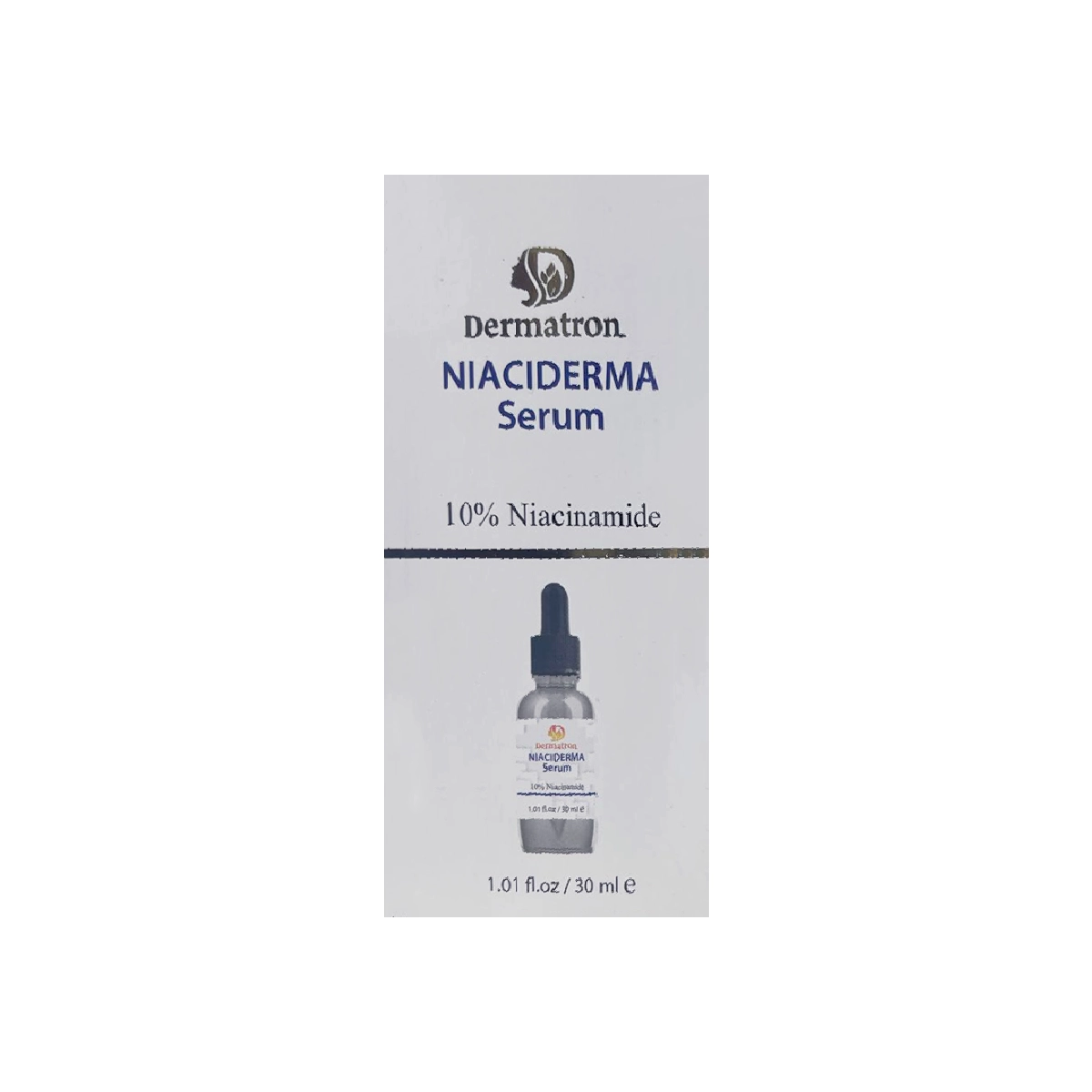 Dermatron NIACIDERMA Serum 10% Niacinamide 30ml - Reduces Acne scars, Pores,Improves Brightness