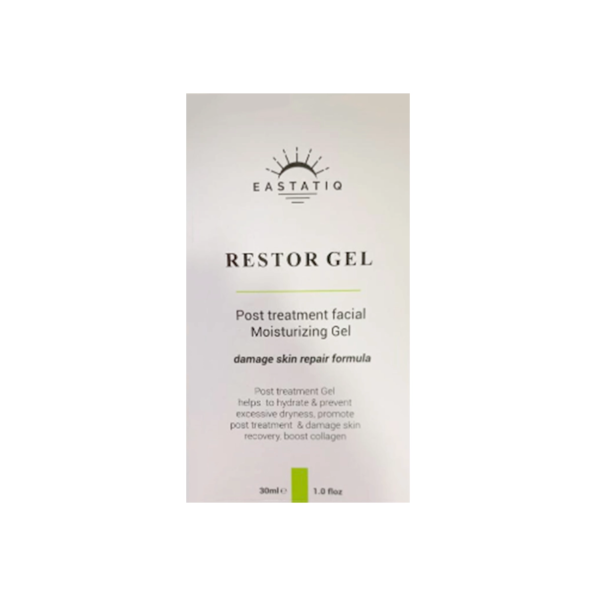 Eastatiq Restor Gel 30ml - Advanced Post-Treatment Skin Repair Formula