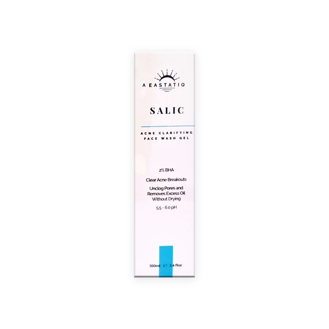 Eastatiq Salic Acne Clarifying Face Wash Gel 100ml - Acne Control with Gentle Care