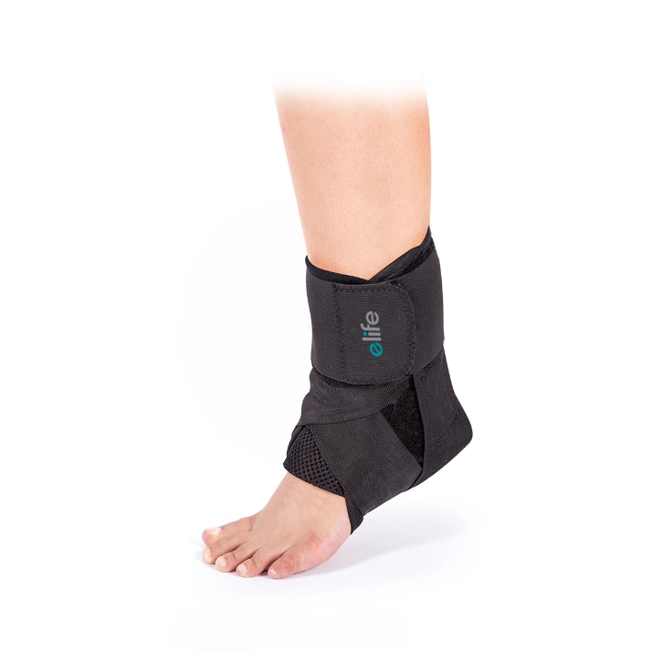 Elife (AN043) Ankle Brace with Strap  Size (S) – For Ankle Stability and Pain Relief