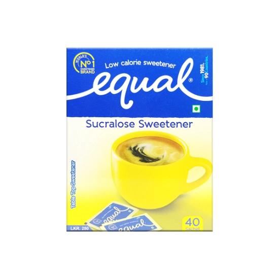 Equal Sucralose Sweetener Sachets 40s - A Sweet, Low-Calorie Alternative to Sugar