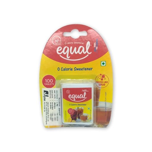 Equal Zero Calorie Tablets Sweetener 100s - The Perfect Zero-Calorie Sweetener for Health-Conscious Individuals