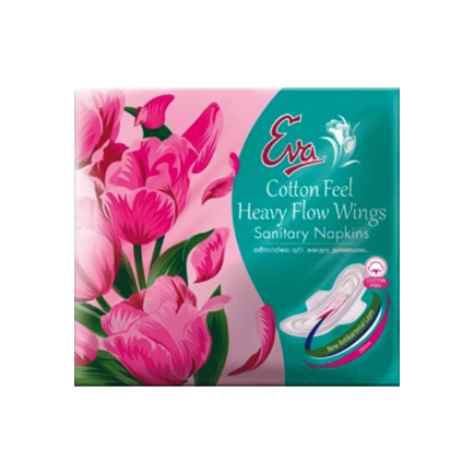 First product image of Eva Cotton Heavy Flow Wings Napkins 8s