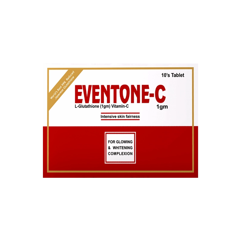 Eventone C 1000mg Tablet 10s (Glutathione) – Advanced Skin Fairness Formula