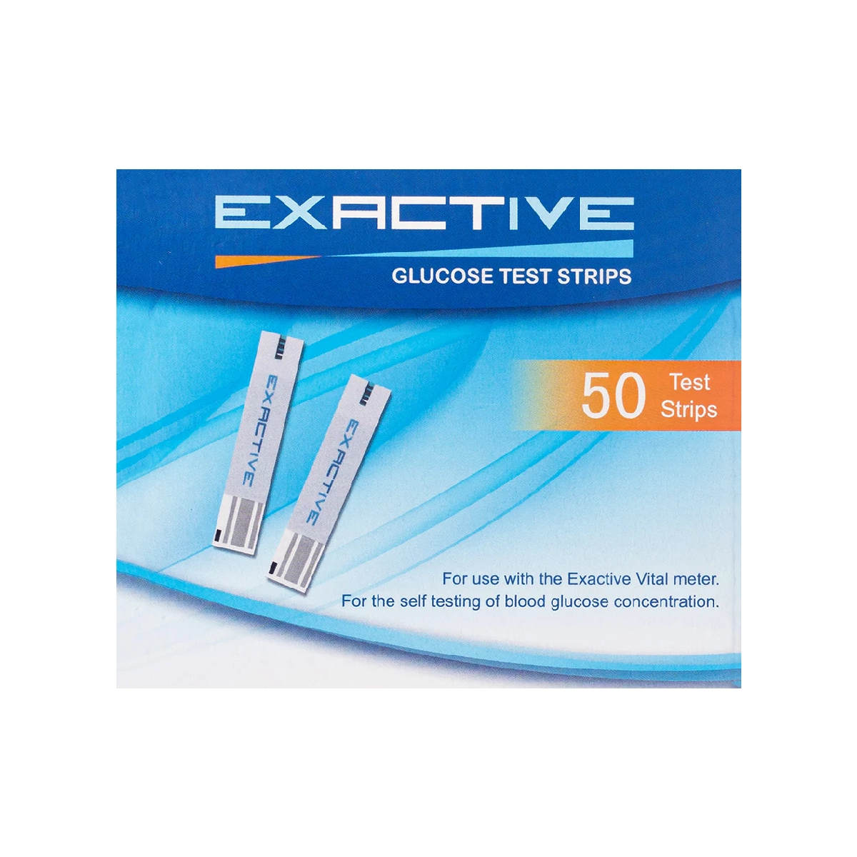 First product image of Exactive Vital Glucose Test 50 Strips - Accurate Blood Sugar Monitoring for Diabetes Care