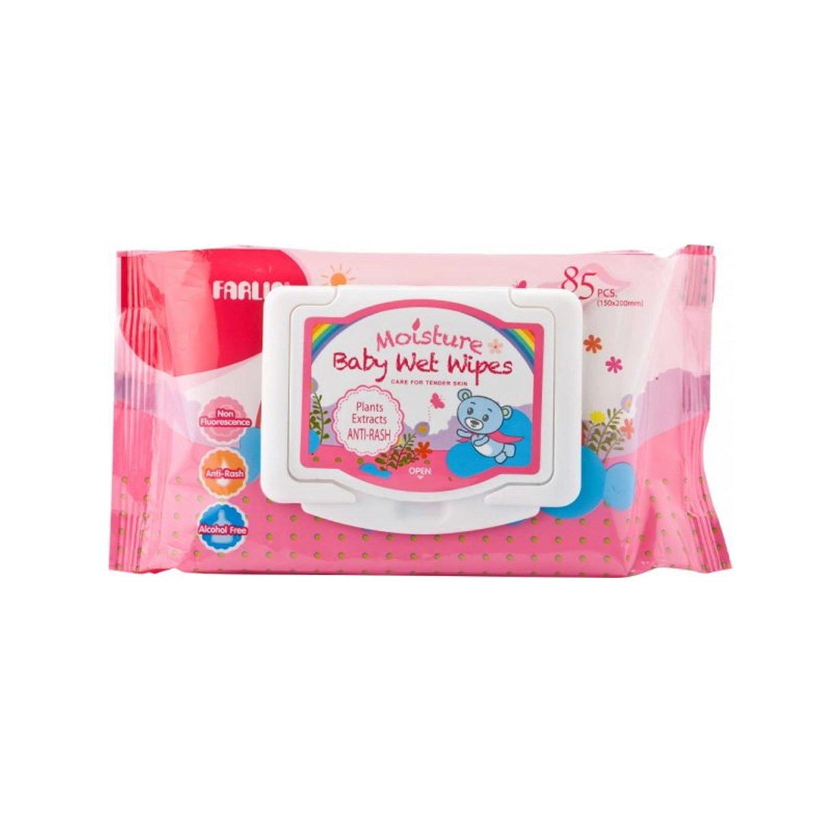 First product image of Farlin Baby Wet Wipes - Anti-Rash (Refill) 85 Pcs - Clean, Fresh, Soft, Irritation-free, Anti-rash