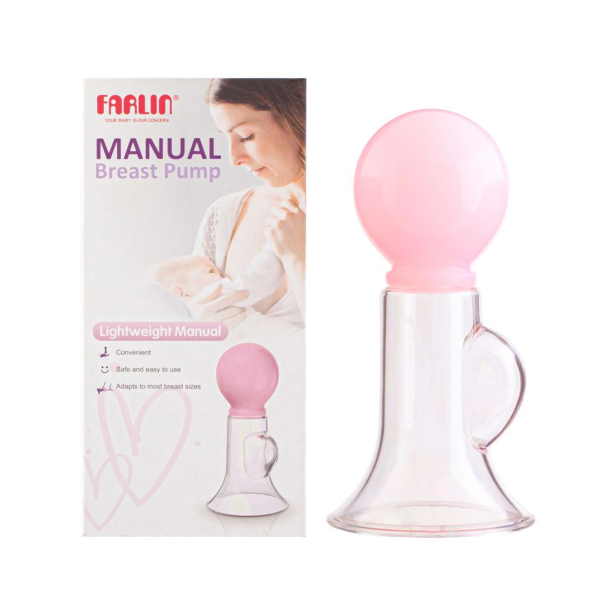 First product image of Farlin Manual Breast Pump BF-638P - Portable, Manual Breast, Compact Safe and easy