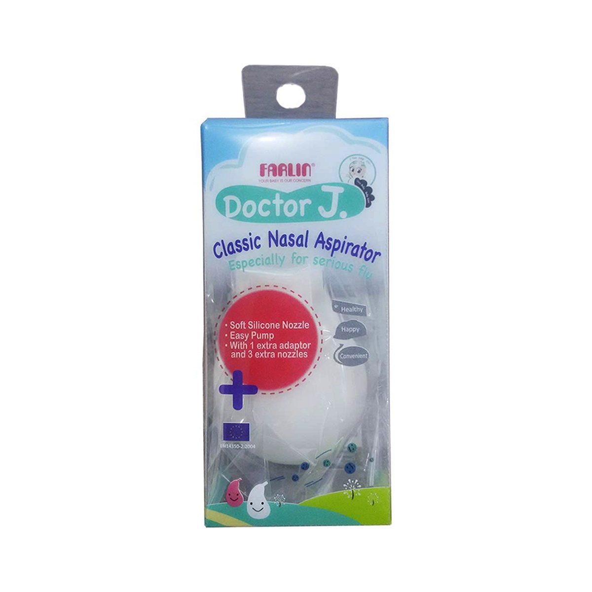 Farlin Nasal Aspirator – Mucus-free, Parent-friendly, and Gentle Relief for Baby's Congestion