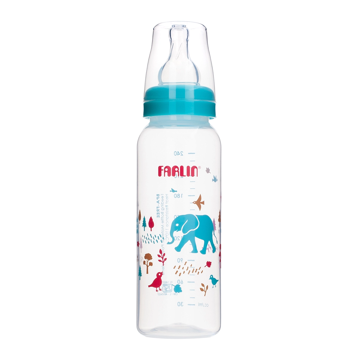 First product image of Farlin PP Standard Neck Feeder Blue 240ml - Polypropylene, Perfect Feeding Companion