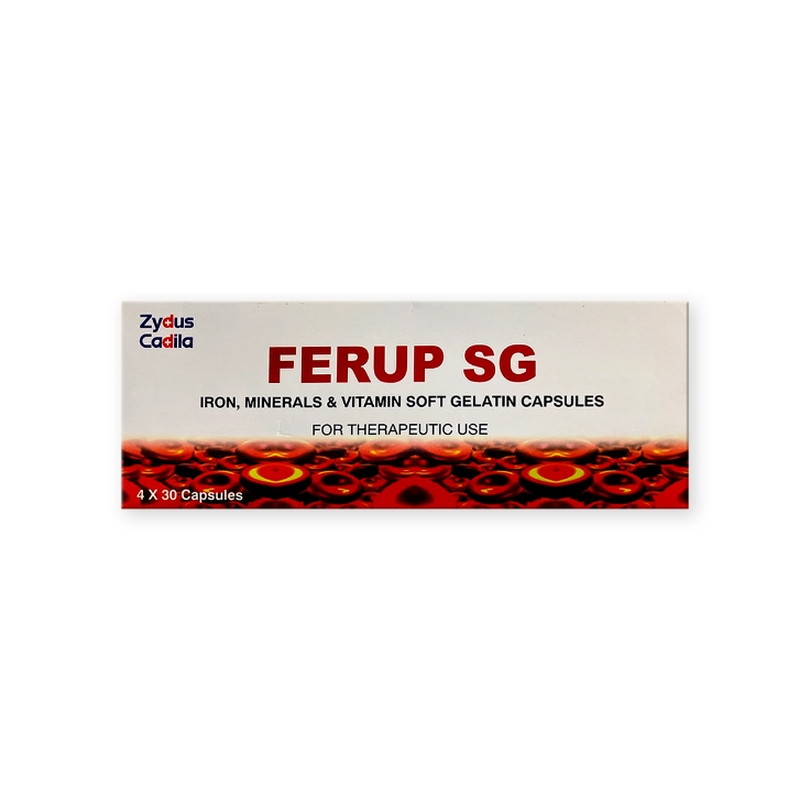 Ferup SG 200mg Capsules 30s (Iron, Folic acid and Multi)
